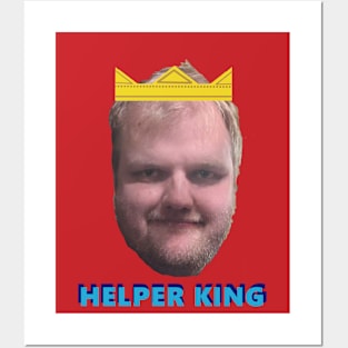 King Helper Posters and Art